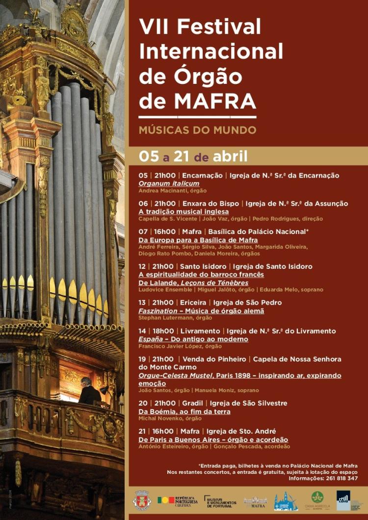 VII Festival Internacional de Órgão de Mafra