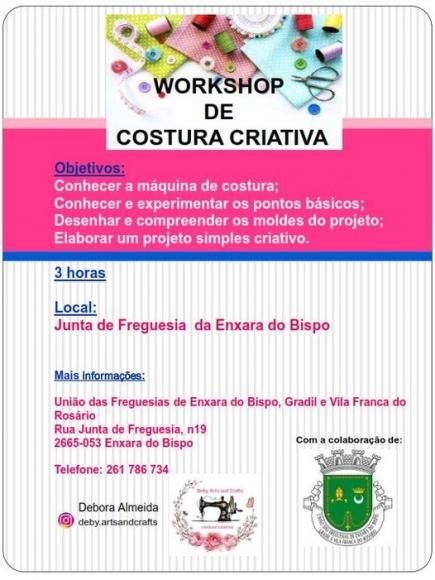 WORKSHOP DE COSTURA CRIATIVA