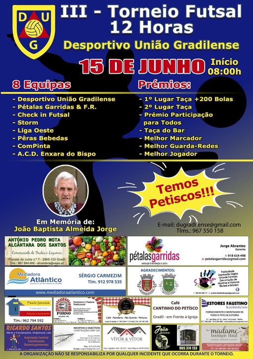III - Torneio Futsal 12 horas